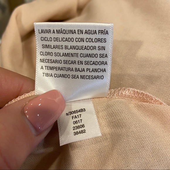 Bar III Dusty Olive Jacquard Top (XS) - Picture 10 of 12